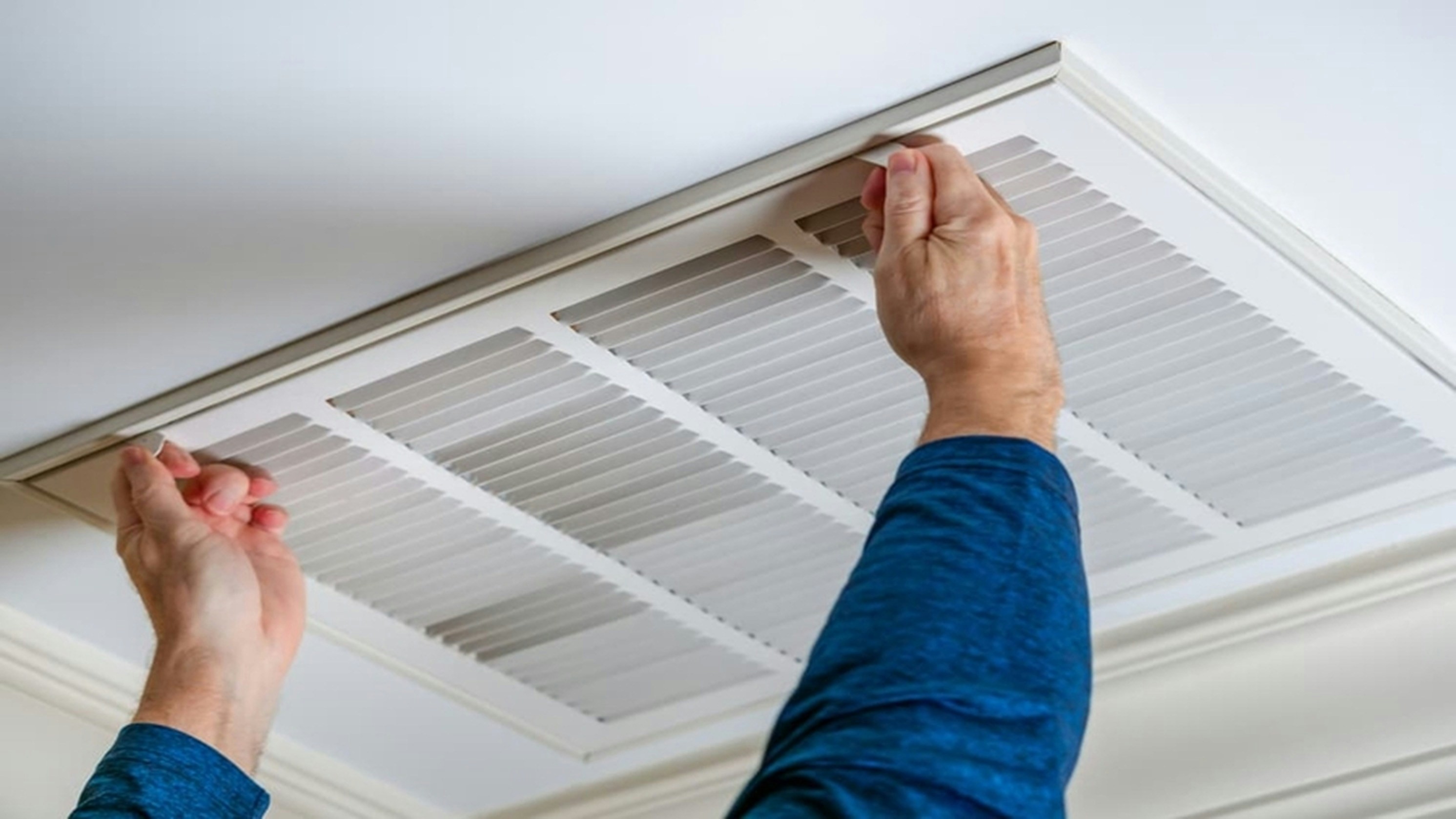 En bild av ventilationsarbete